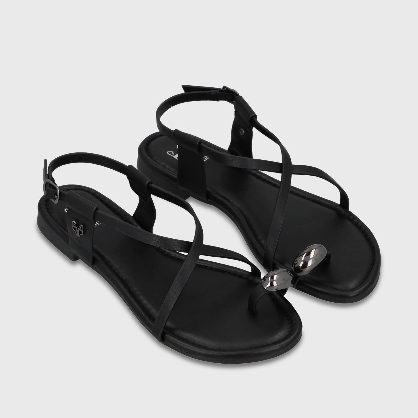 Sandalia Negra Mujer 64121 - Gotta Perú