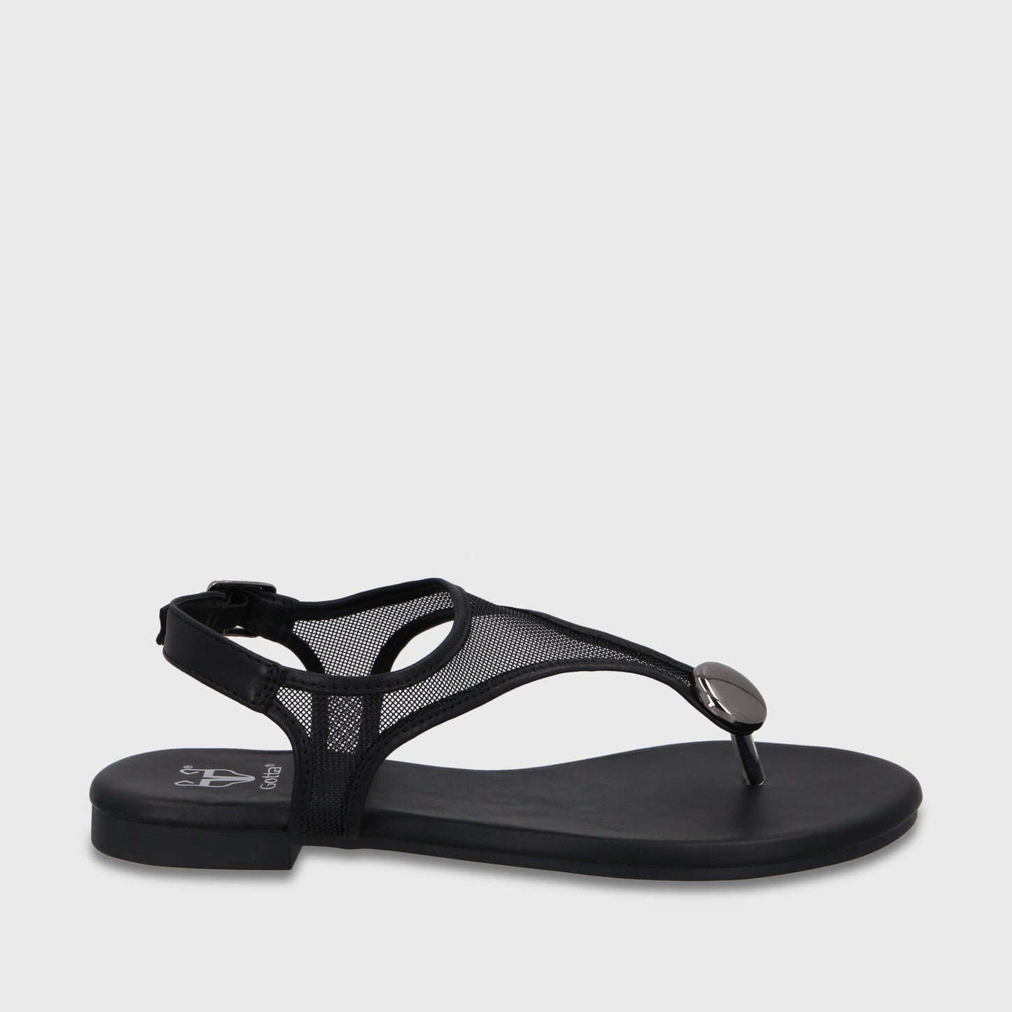 Sandalia Negra Mujer 64122 - Gotta Perú