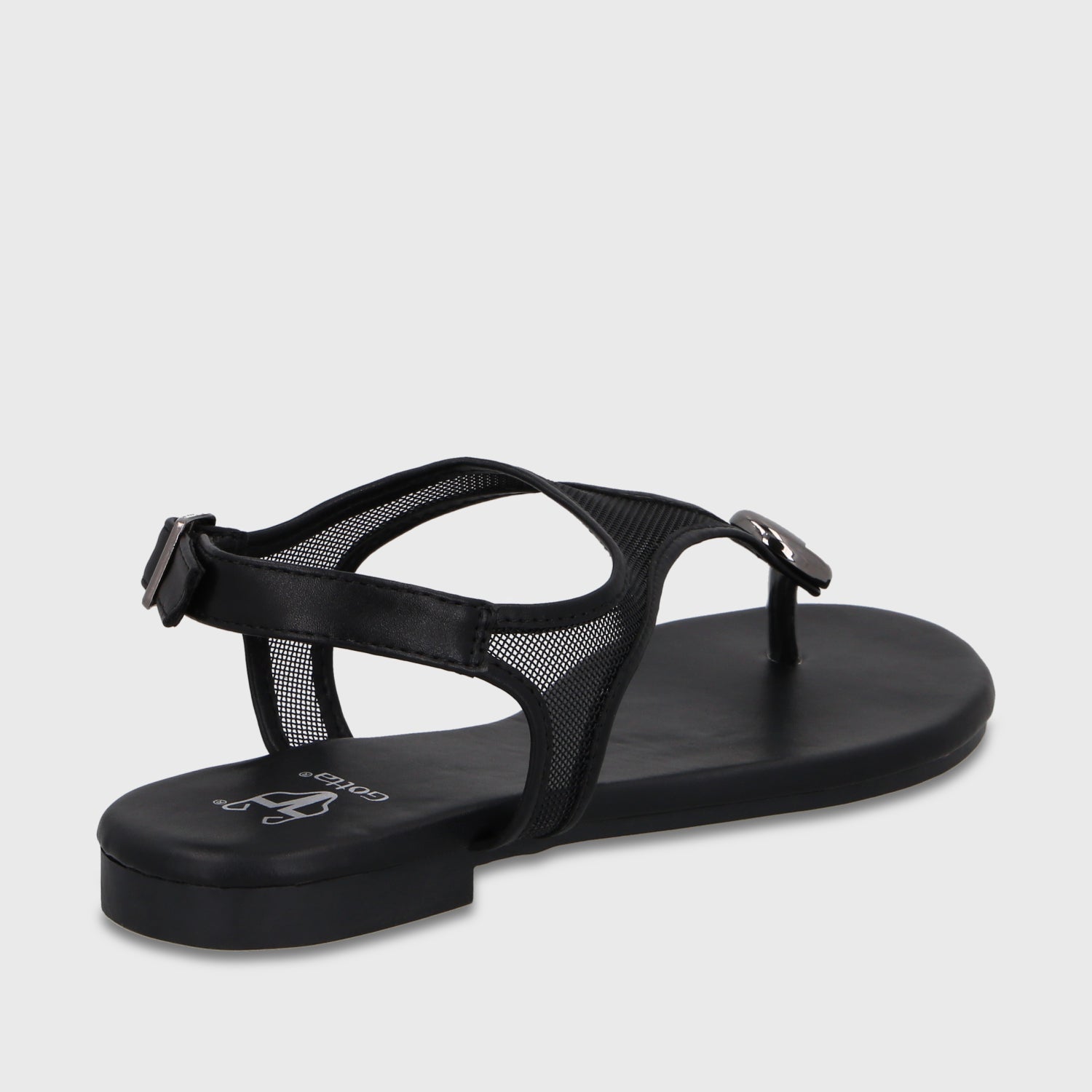 Sandalia Negra Mujer 64122 - Gotta Perú