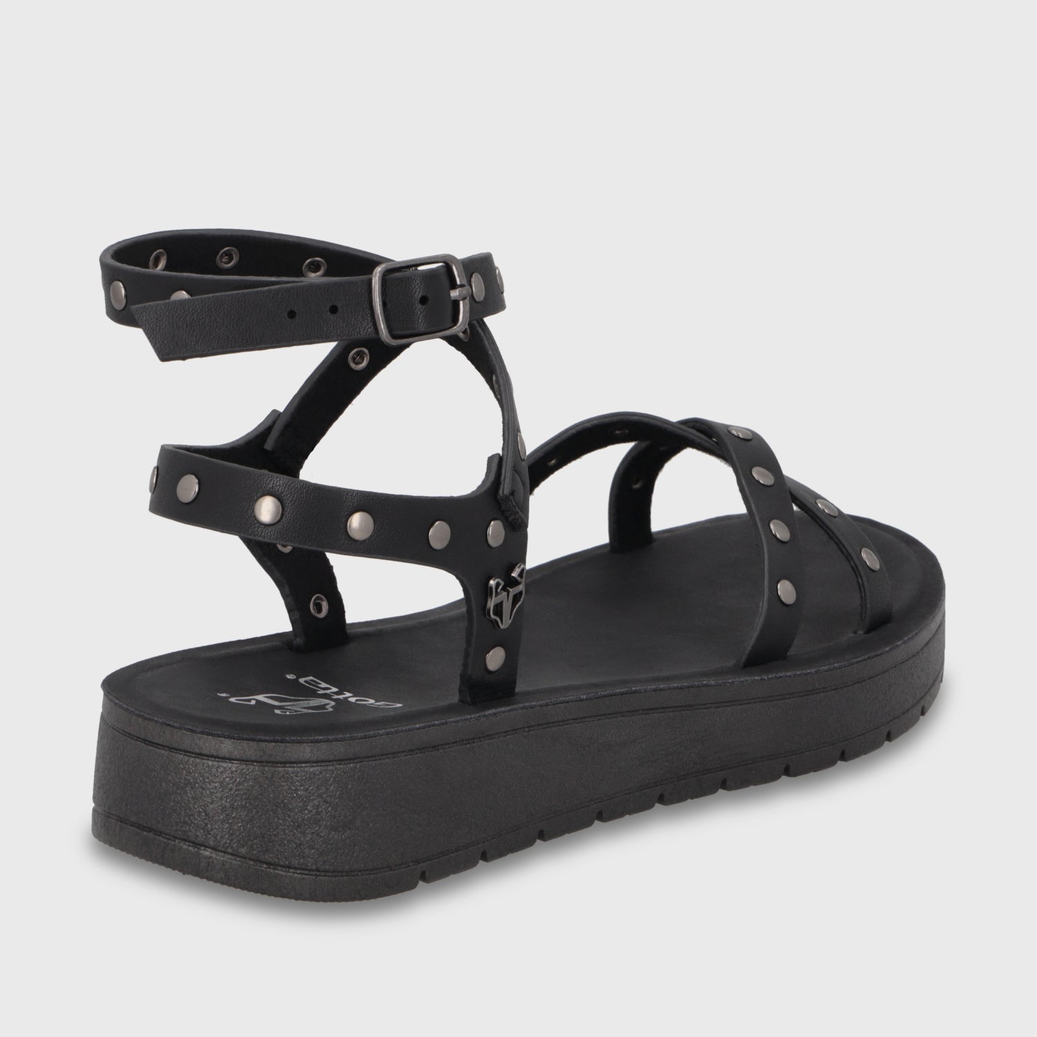 Sandalia Negra Mujer 65690 - Gotta Perú