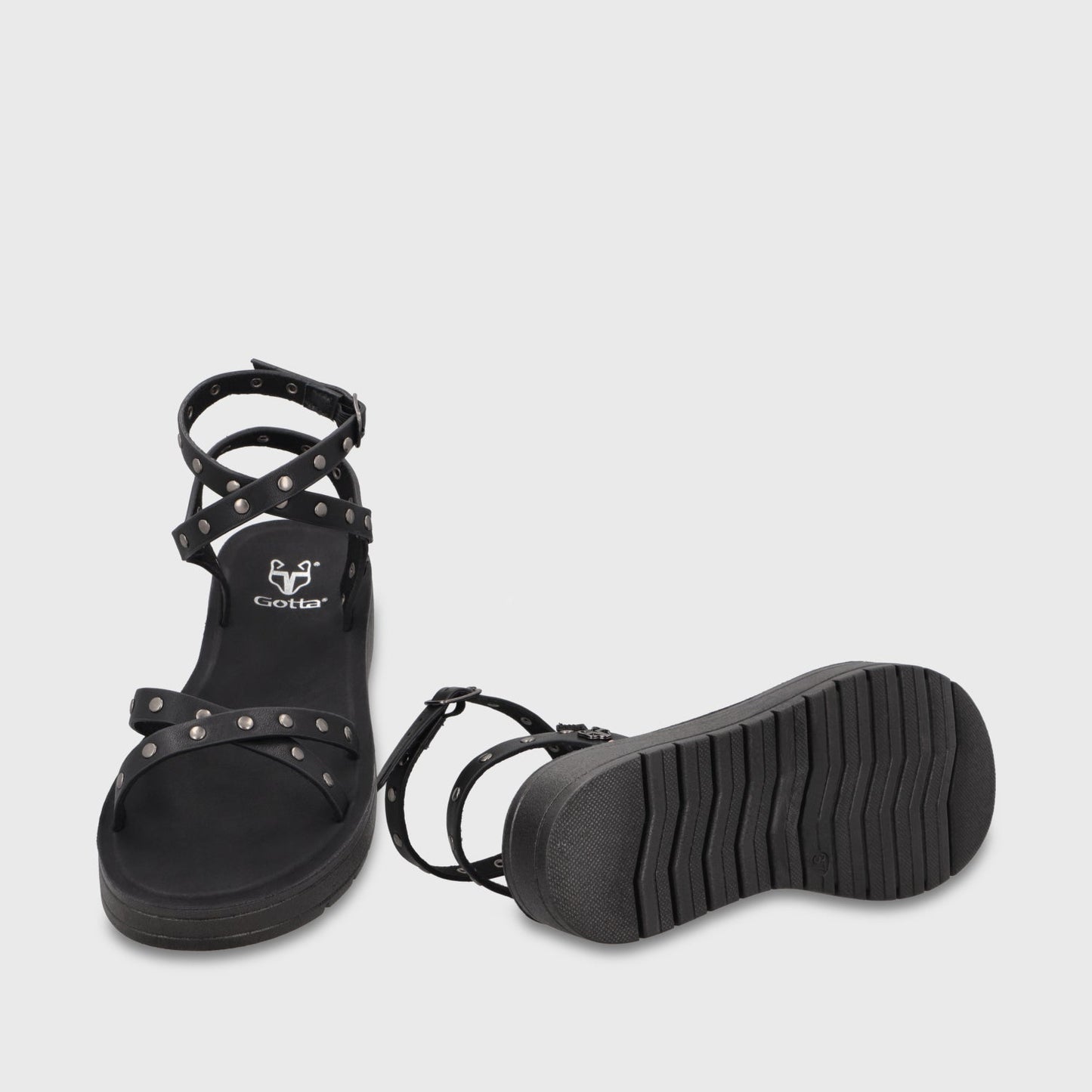 Sandalia Negra Mujer 65690 - Gotta Perú