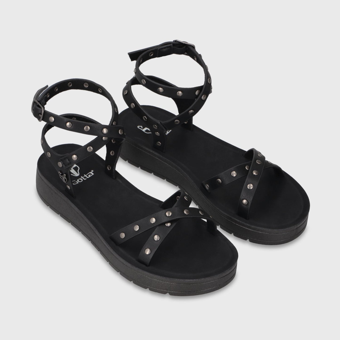 Sandalia Negra Mujer 65690 - Gotta Perú