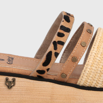 Sandalia Plataforma Beige Mujer 15617 - Gotta Perú