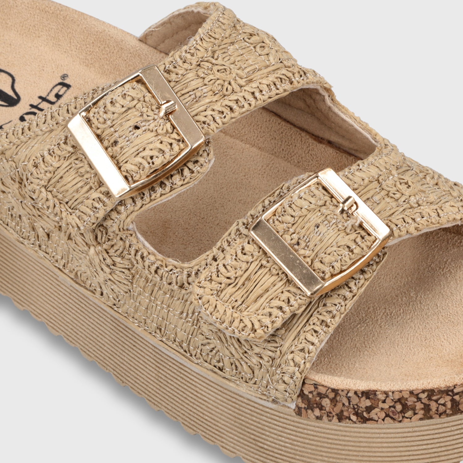 Sandalia Plataforma Beige Mujer 65951 - Gotta Perú