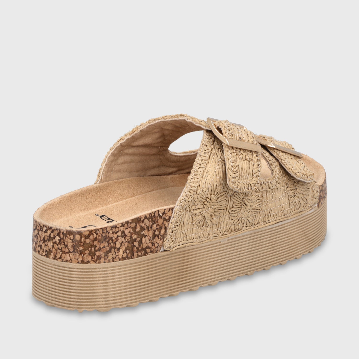 Sandalia Plataforma Beige Mujer 65951 - Gotta Perú