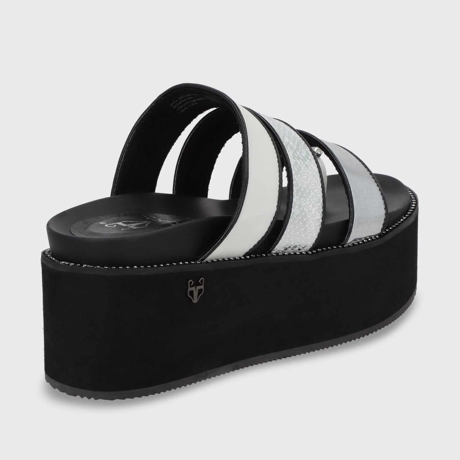 Sandalia Plataforma Blanca Mujer 15662 - Gotta Perú