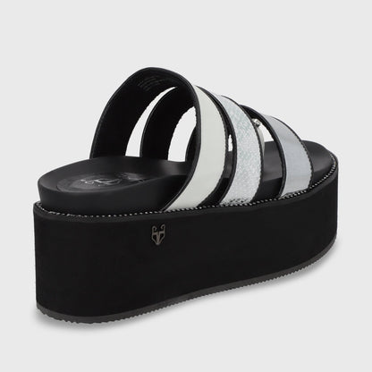 Sandalia Plataforma Blanca Mujer 15662 - Gotta Perú