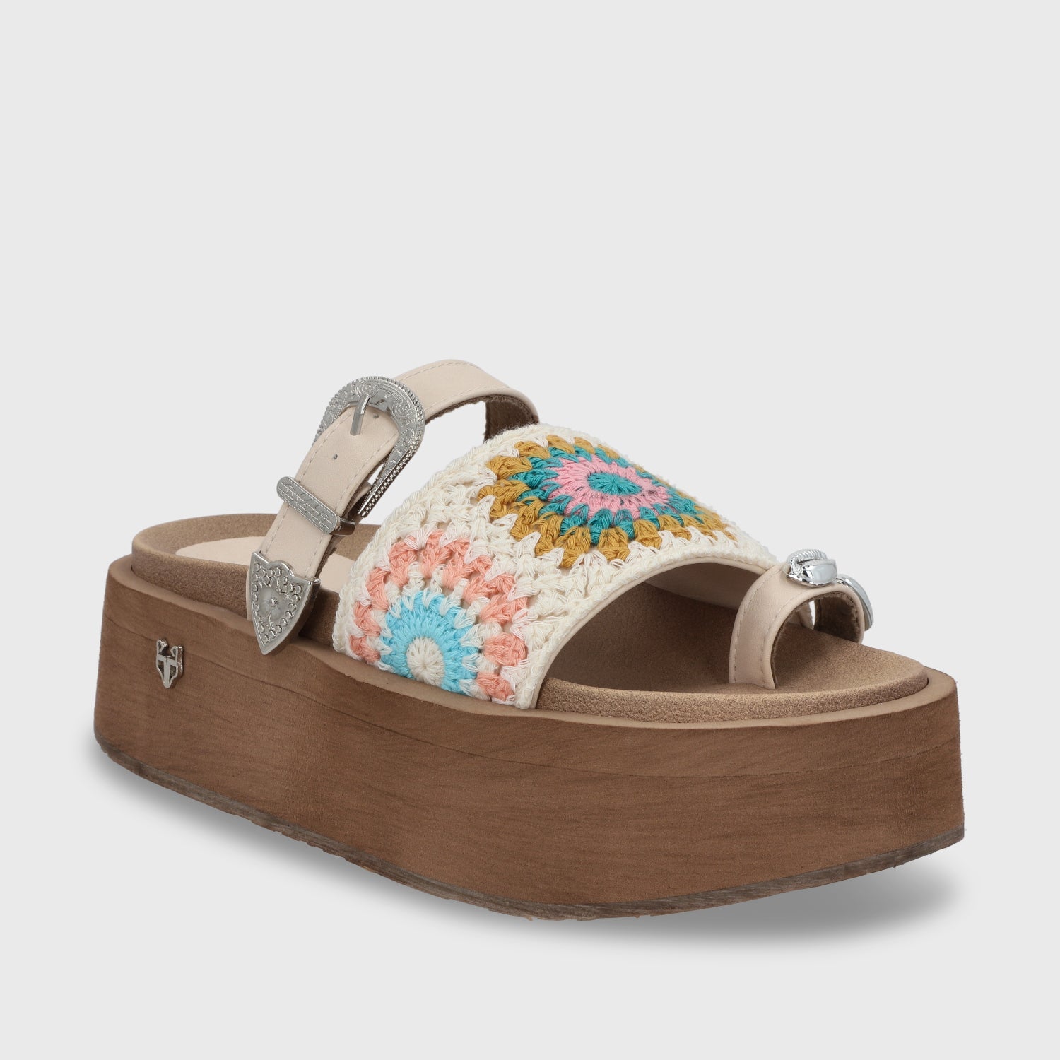 Sandalia Plataforma Multicolor Mujer 55942 - Gotta Perú
