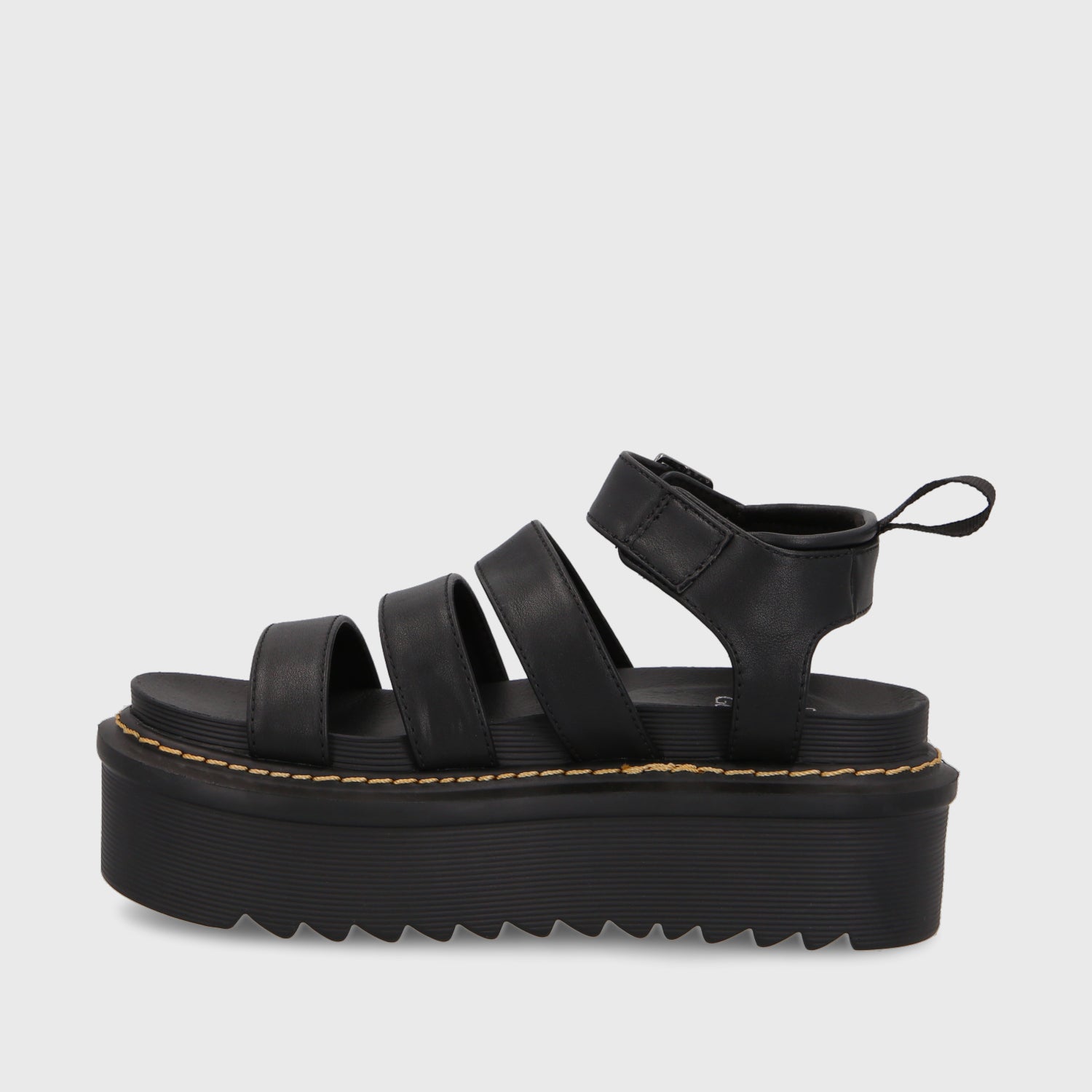 Sandalia Plataforma Negra Mujer 35300 - Gotta Perú