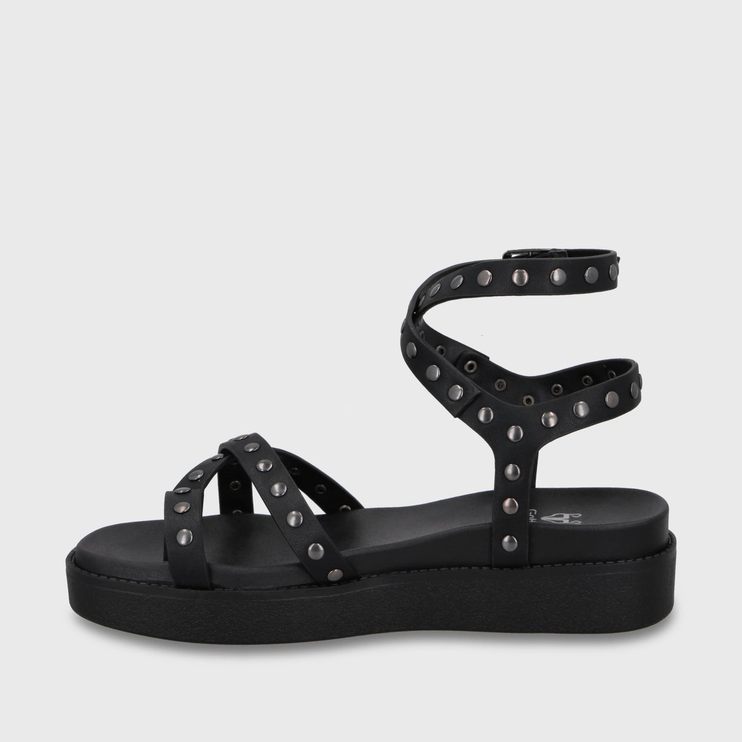 Sandalia Plataforma Negra Mujer 64170 - Gotta Perú