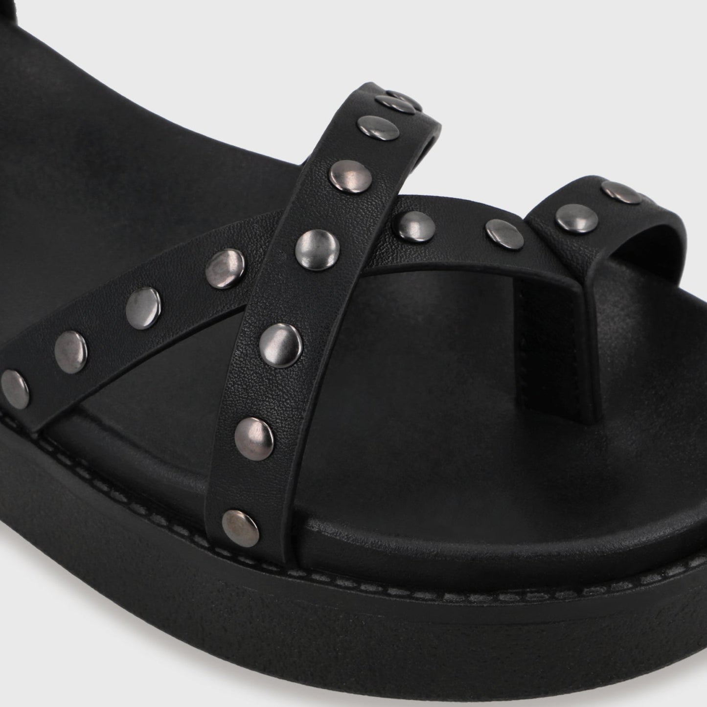 Sandalia Plataforma Negra Mujer 64170 - Gotta Perú