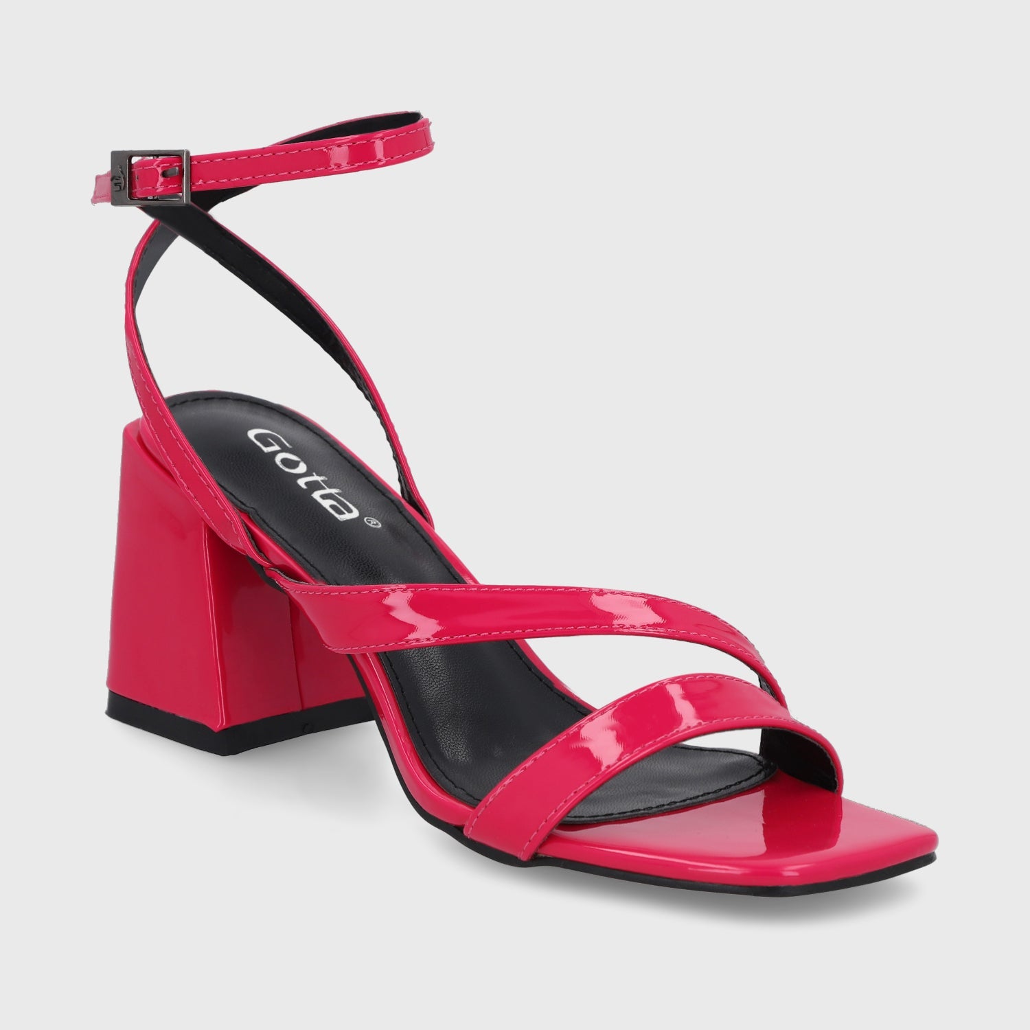 Sandalia Taco Fucsia Mujer 35132 - Gotta Perú
