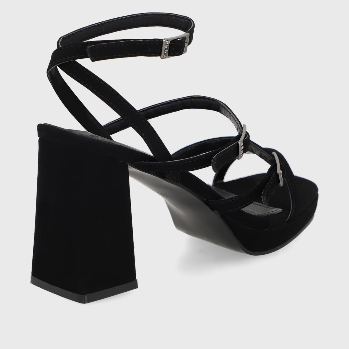 Sandalia Taco Negra Mujer 45901 - Gotta Perú