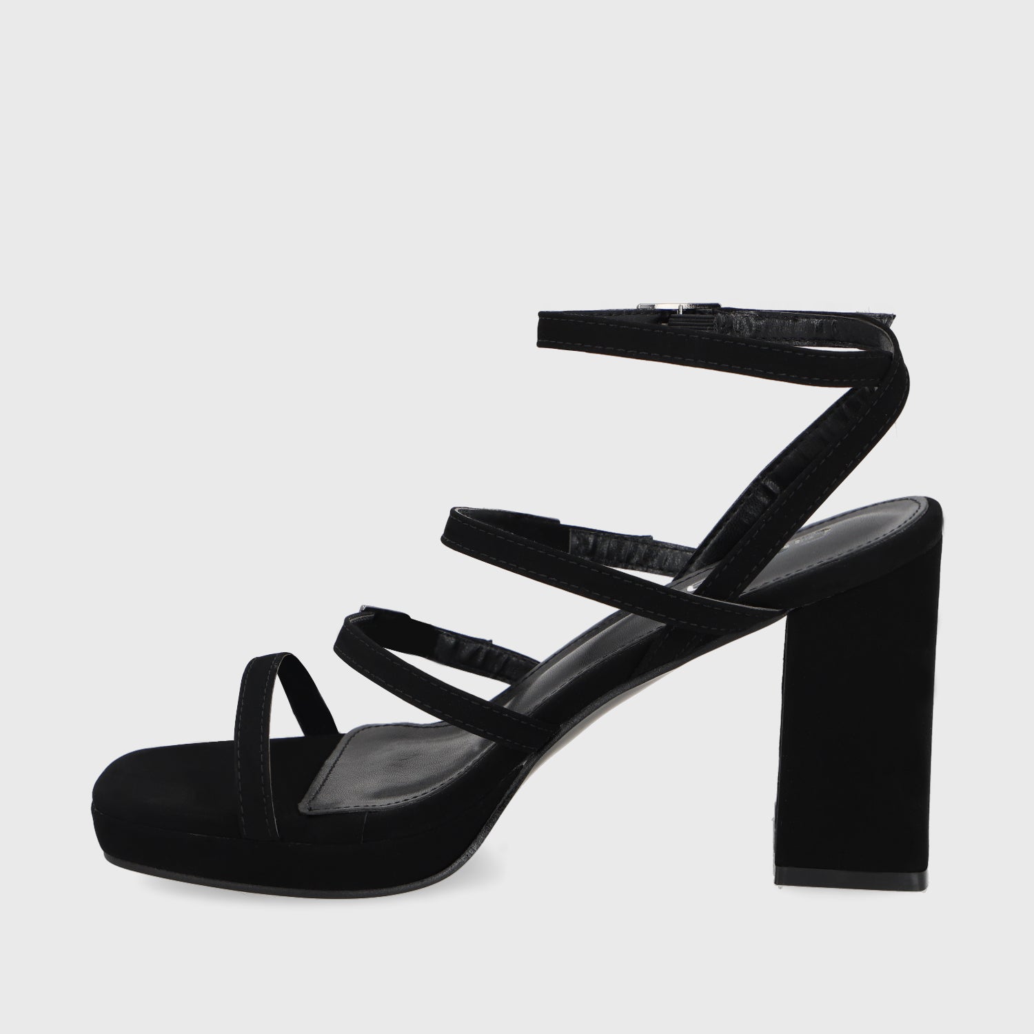 Sandalia Taco Negra Mujer 45901 - Gotta Perú