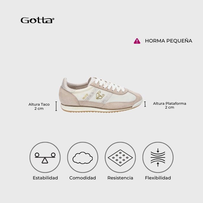 Zapatilla Camel Mujer 53770 - Gotta Perú