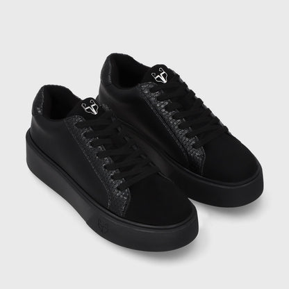 Zapatilla Negra Brillante Mujer 43042 - Gotta Perú