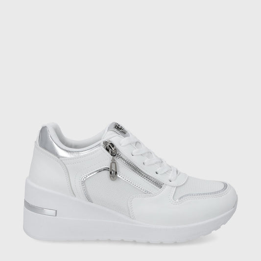 Zapatilla Plataforma Blanca Mujer 58040 - Gotta Perú