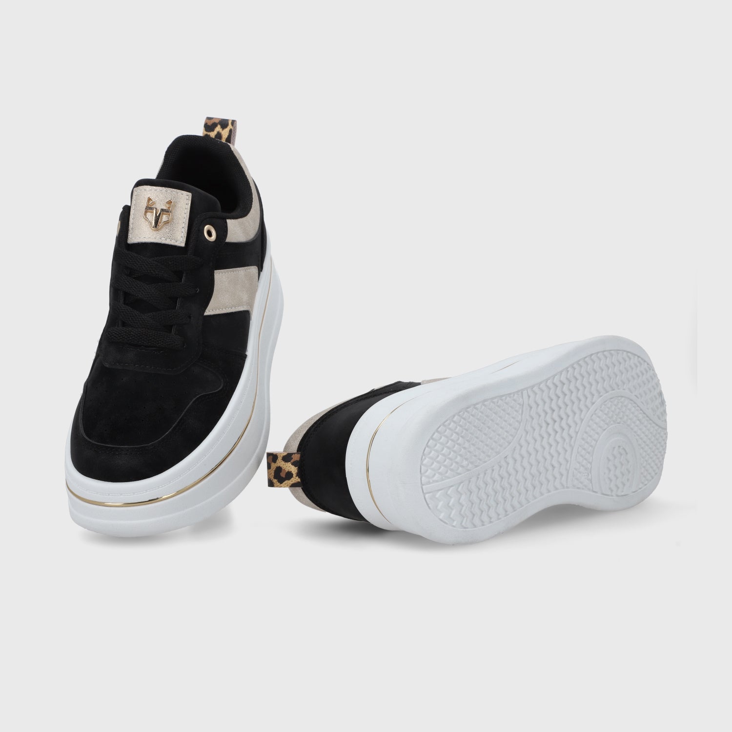 Zapatilla Plataforma Negra Mujer 58010 - Gotta Perú