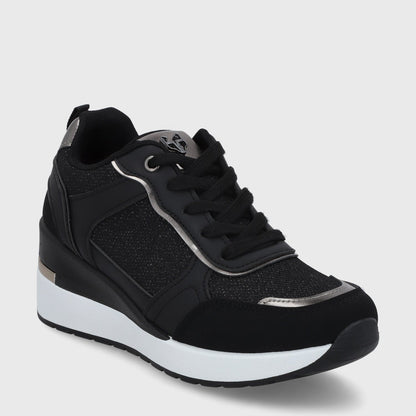 Zapatilla Plataforma Negra Mujer 58060 - Gotta Perú