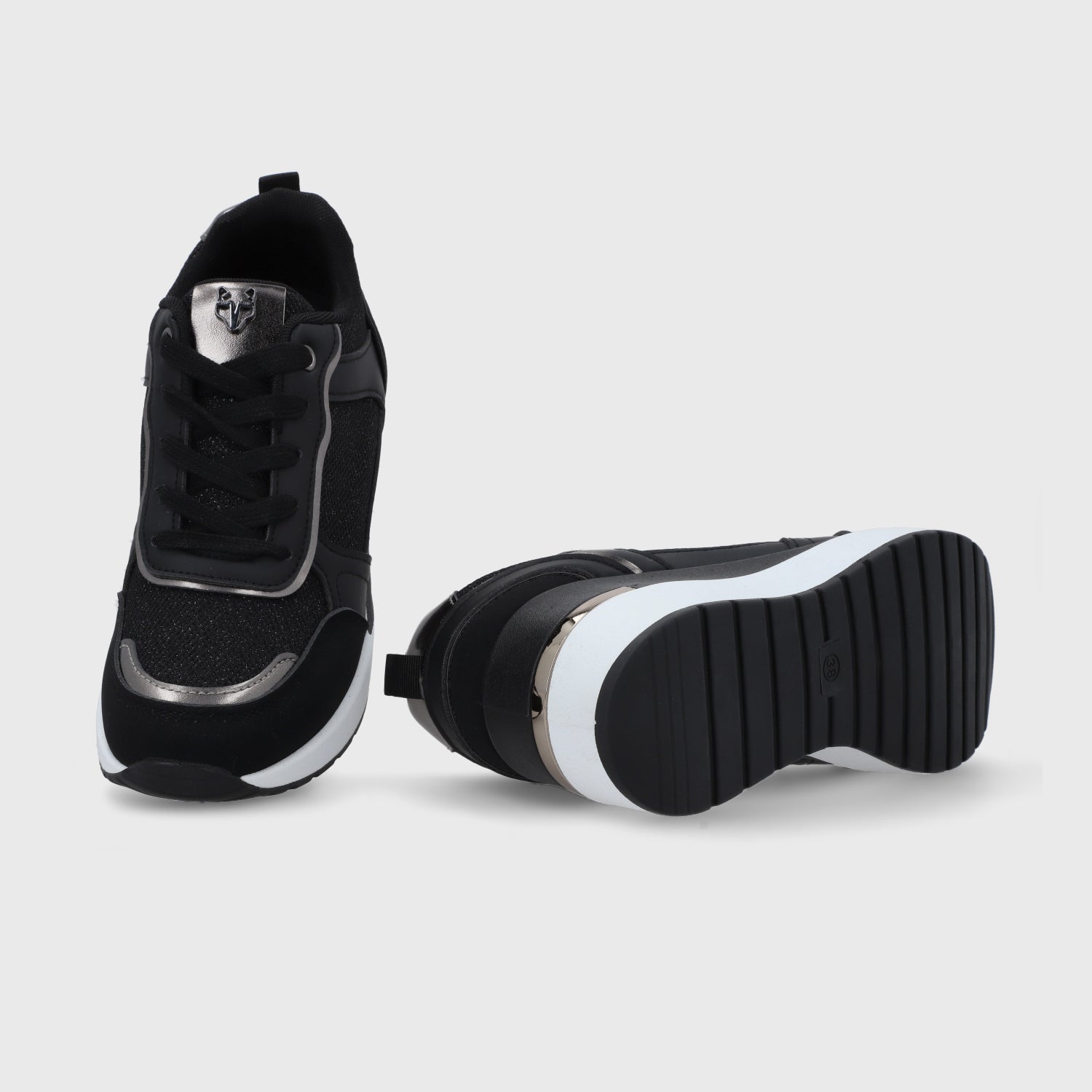 Zapatilla Plataforma Negra Mujer 58060 - Gotta Perú