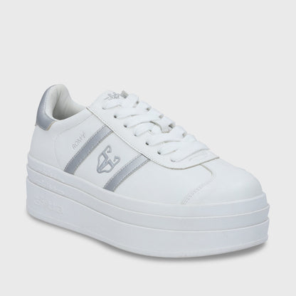 Zapatilla Plataforma Plateada Mujer 53750