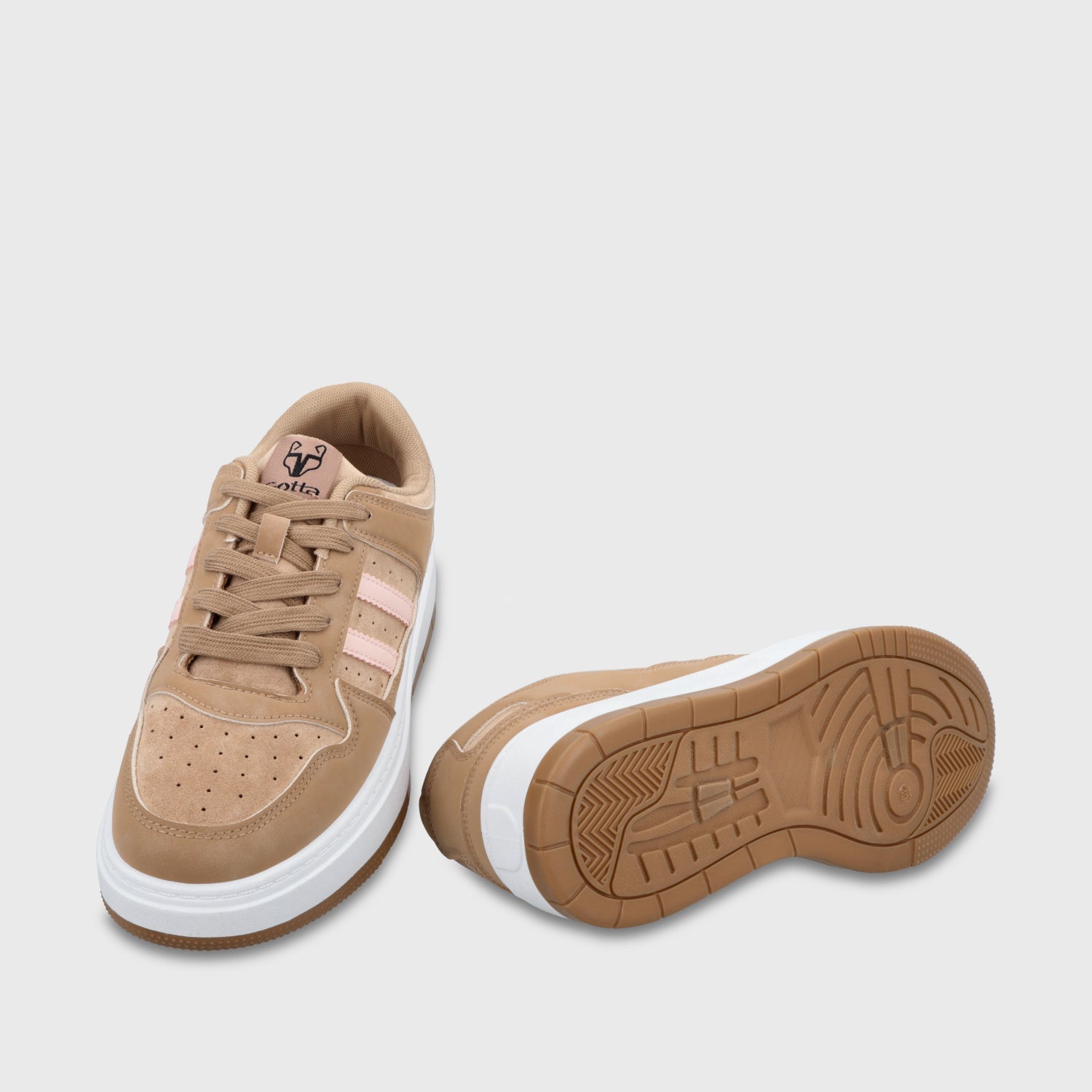 Zapatillas Plataforma Beige Mujer 58030 - Gotta Perú