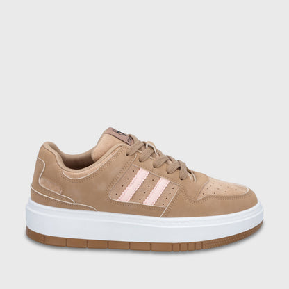 Zapatillas Plataforma Beige Mujer 58030 - Gotta Perú