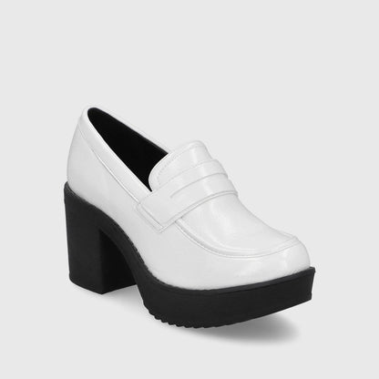 Zapato Blanco Charol Mujer 13503 - Gotta Perú