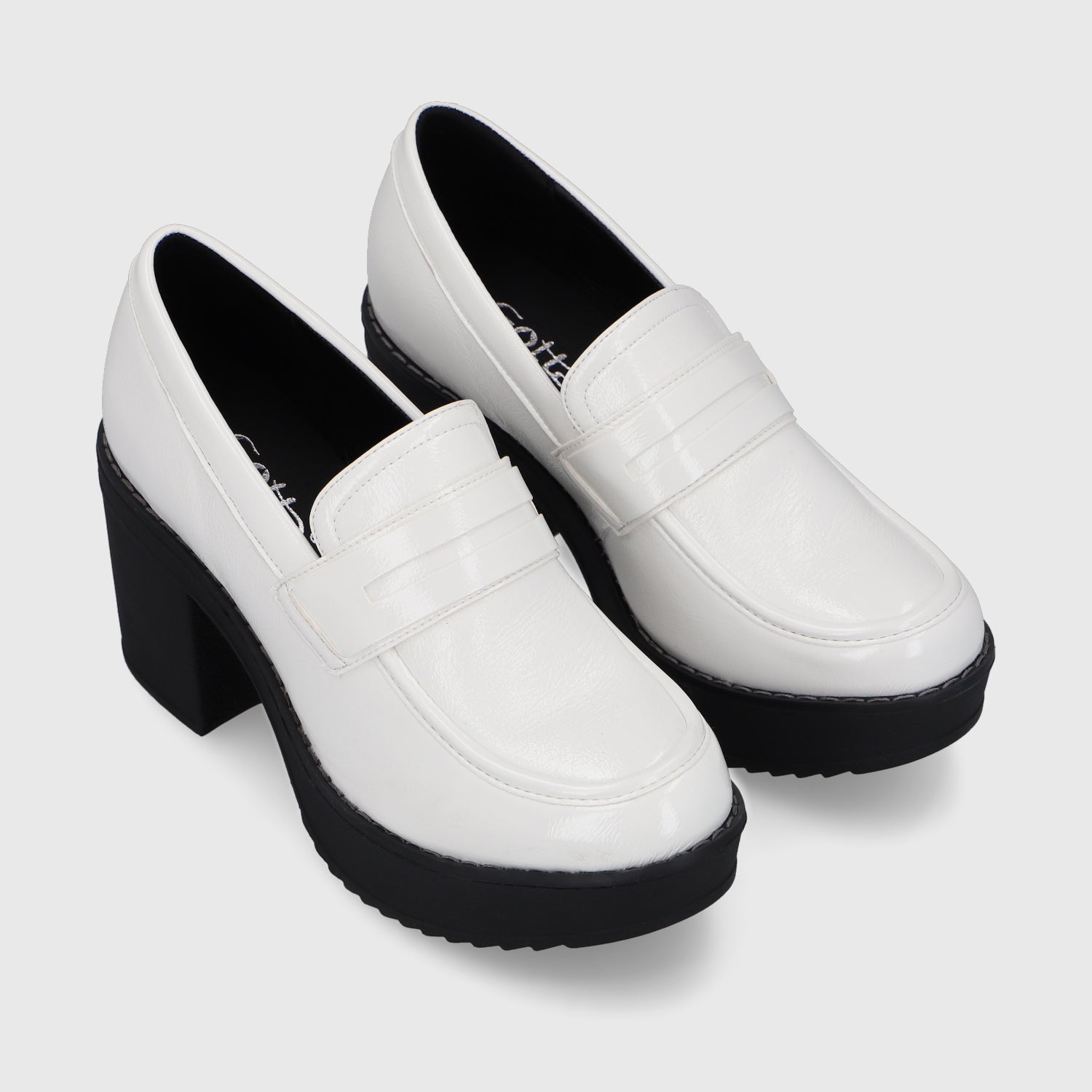 Zapato Blanco Charol Mujer 13503 - Gotta Perú