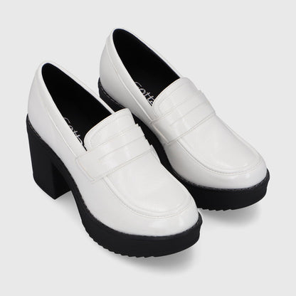 Zapato Blanco Charol Mujer 13503 - Gotta Perú