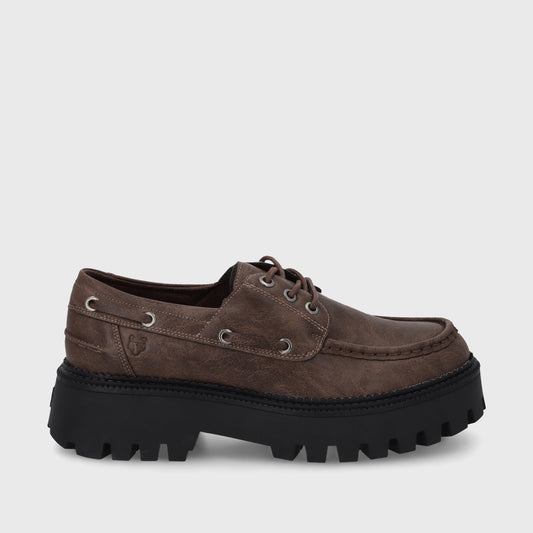 Zapato Plataforma Café Mujer 46302 - Gotta Perú