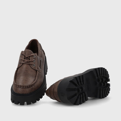 Zapato Plataforma Café Mujer 46302 - Gotta Perú