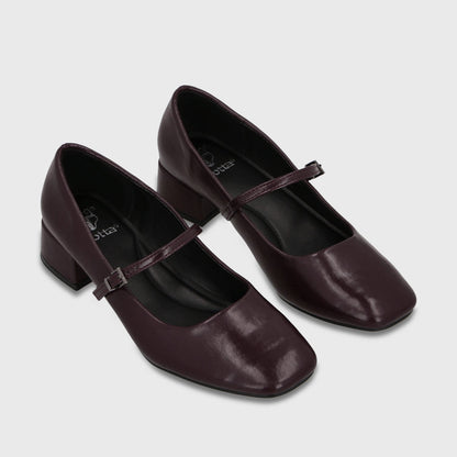Zapato Taco Burdeo Mujer 65800 - Gotta Perú