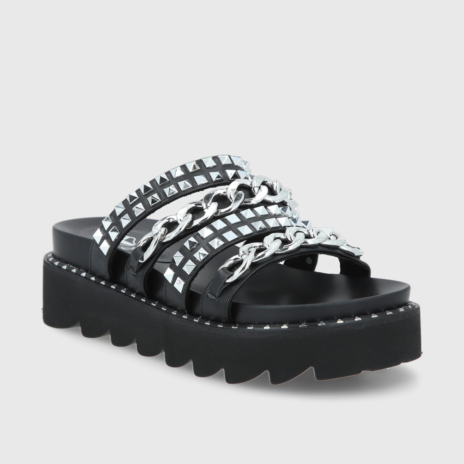 Sandalia Negra Mujer 1573A