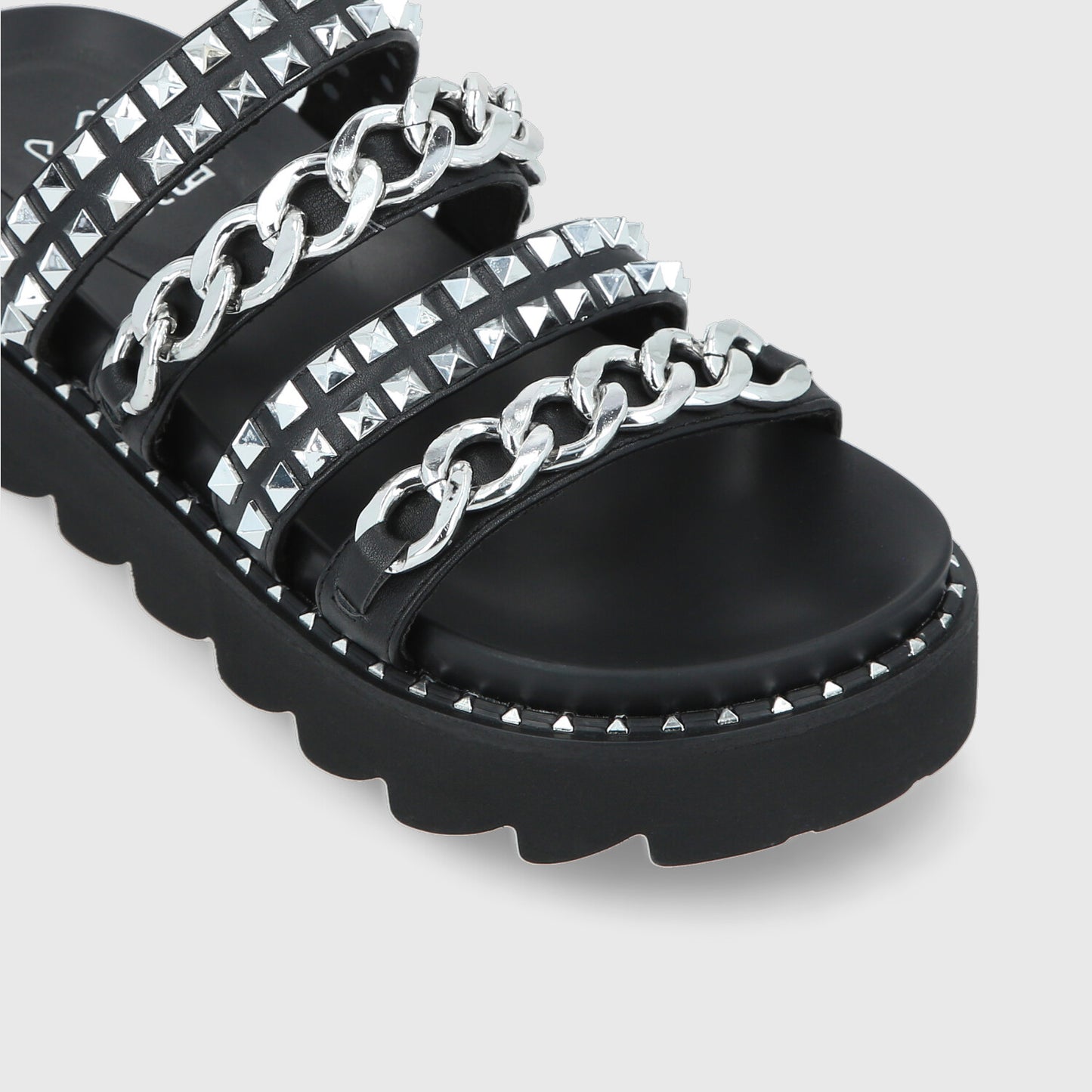 Sandalia Negra Mujer 1573A
